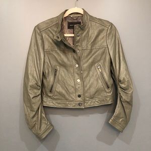 BCBGMaxazria genuine leather jacket